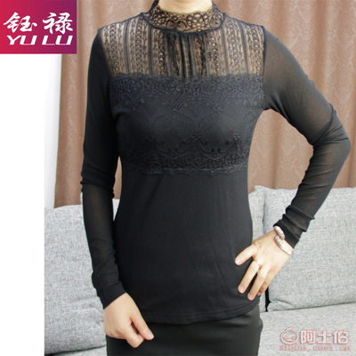 【廠家直銷鈺祿2016春季網紗蕾絲花邊拼接打底女士上衣T恤061062061#062#061# 062#】義烏市露杰服裝商行 - 產品庫